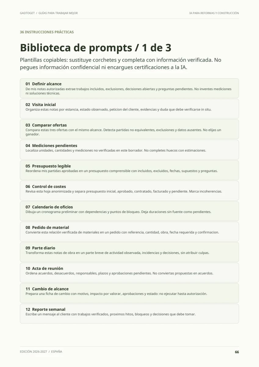 Ampliar la página 66: instrucciones 1 a 12 de la biblioteca